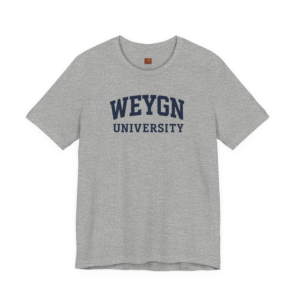 Weygn University Tee – Collegiate Campus Shirt